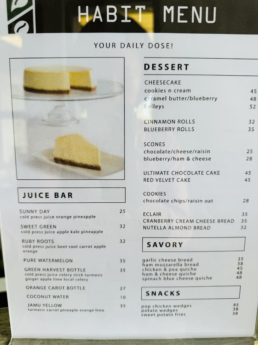 Habit Coffee Bali Photo Menu 4