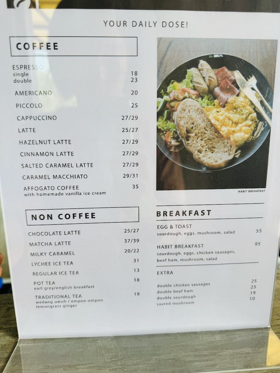 Habit Coffee Bali Photo Menu 6