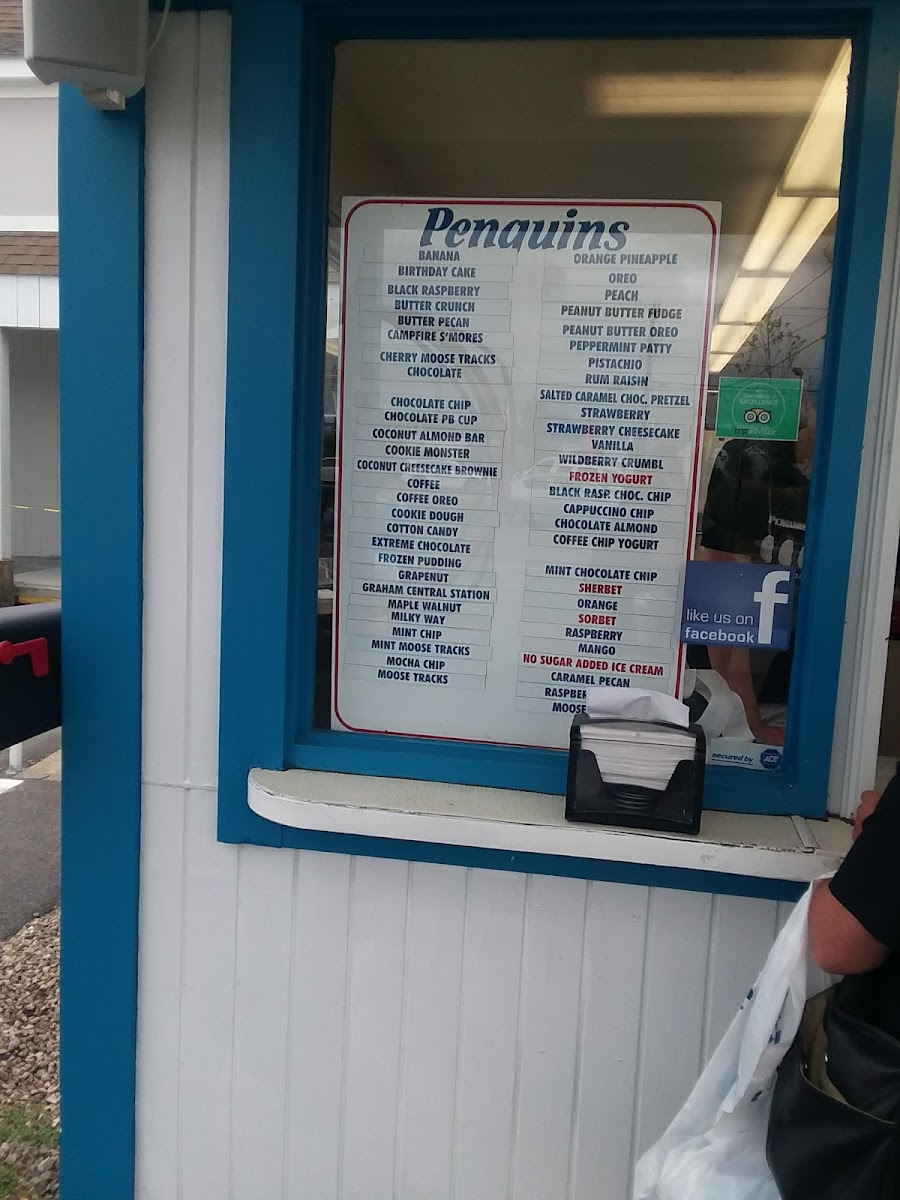 Penguins Ice Cream Igloo Photo Menu 9