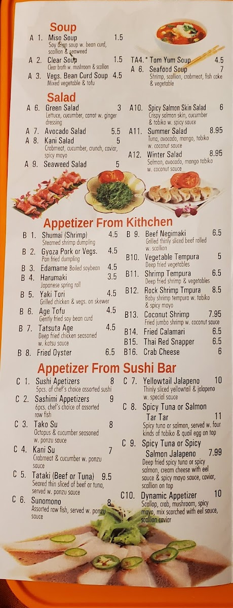Mei Hibachi Photo Menu 2