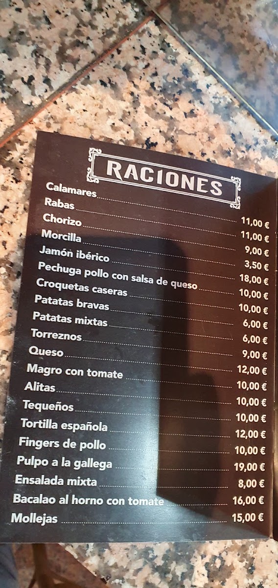 BAR RESTAURANTE SABOYA. Photo Menu 3