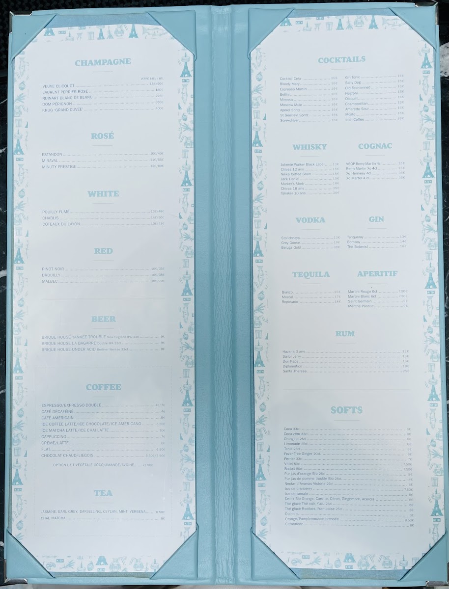 Sadelle's at Kith Paris Photo Menu 9