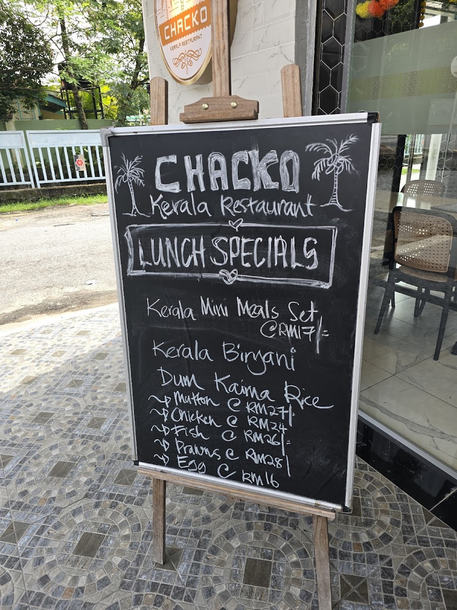 Chacko Restaurant Photo Menu 10
