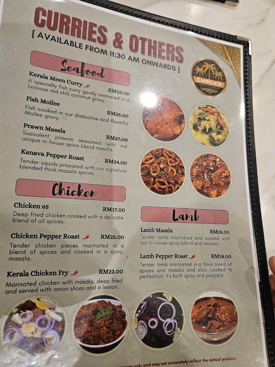 Chacko Restaurant Photo Menu 5