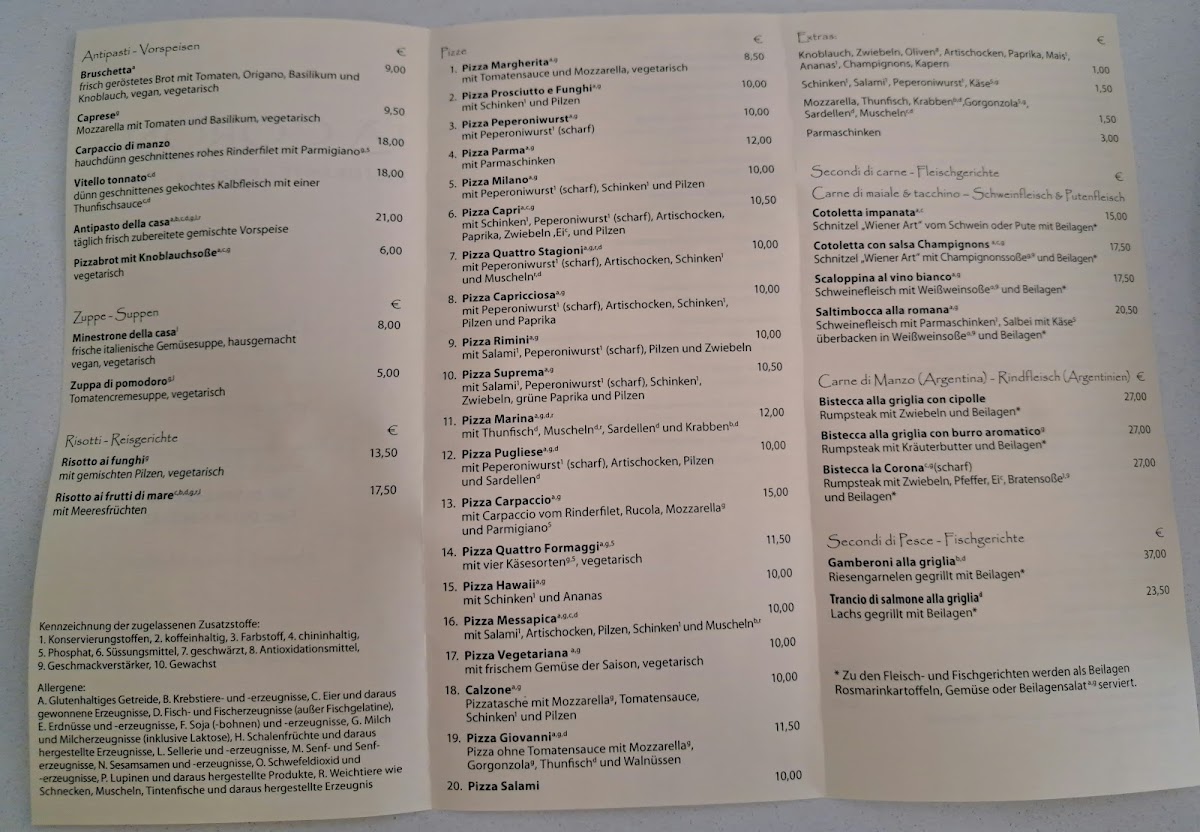 La Corona Photo Menu 2