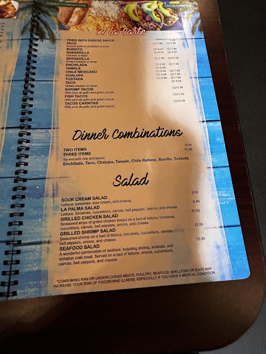 La Palma Mexican grill Photo Menu 4