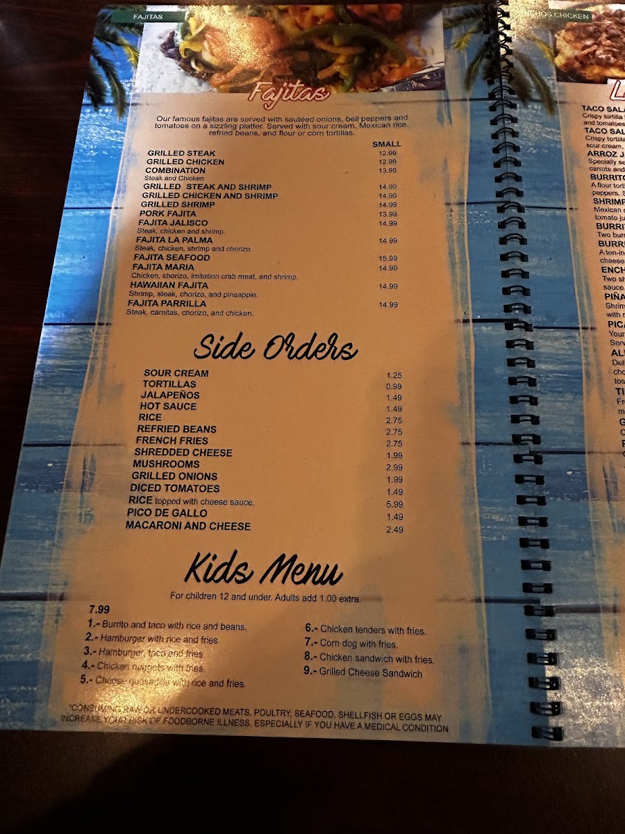 La Palma Mexican grill Photo Menu 8