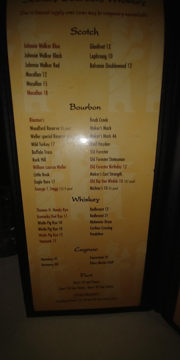 Cafe Renaissance Photo Menu 7