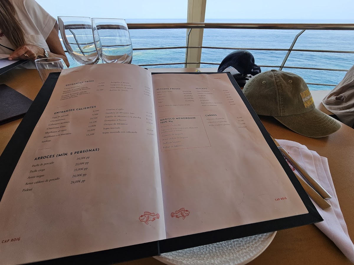 Cap Roig Photo Menu 7