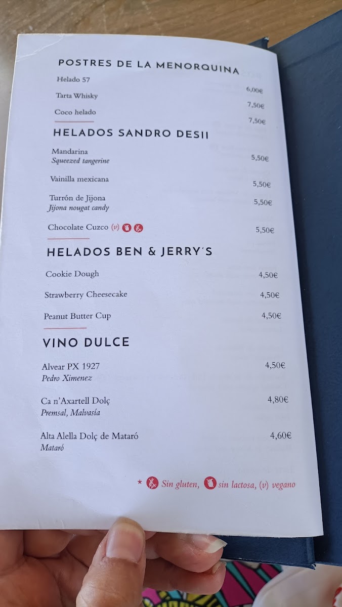 Cap Roig Photo Menu 8