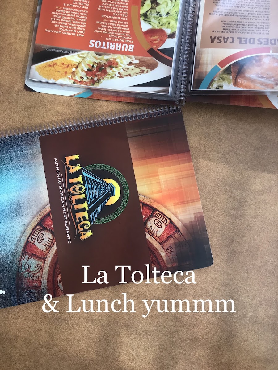 La Tolteca Photo Menu 2