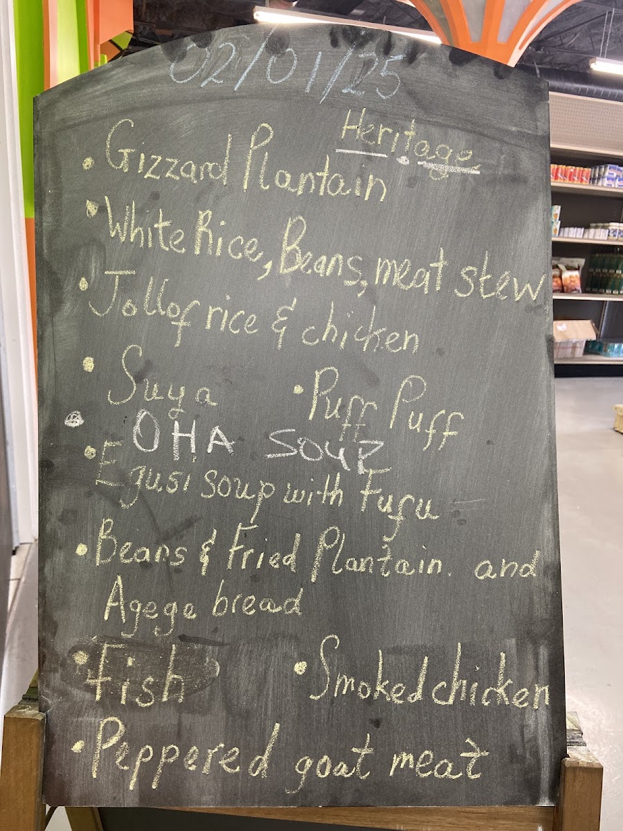 Afro Cook House Photo Menu 1
