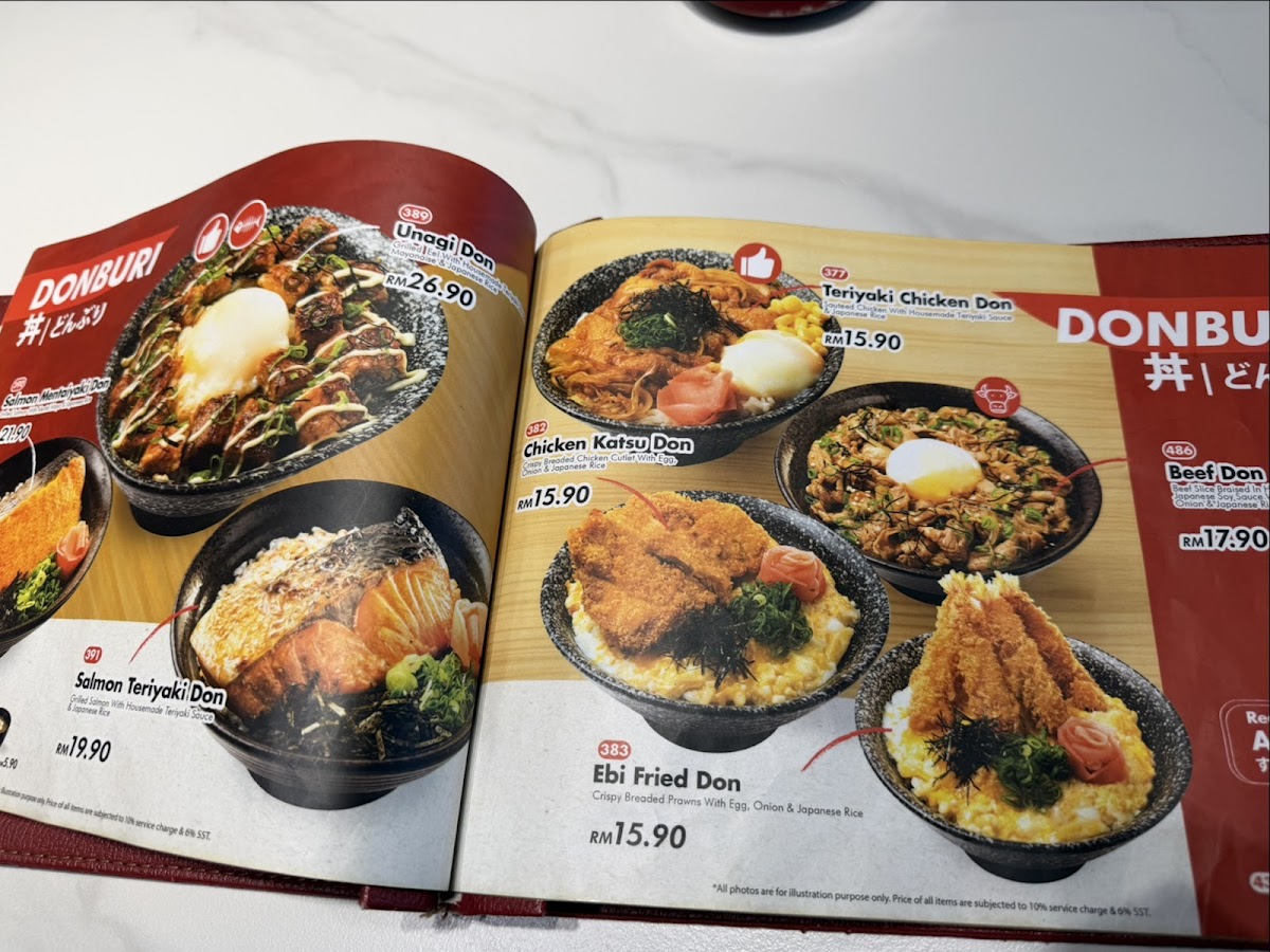 Sushi YA Amanjaya Sungai Petani Photo Menu 9