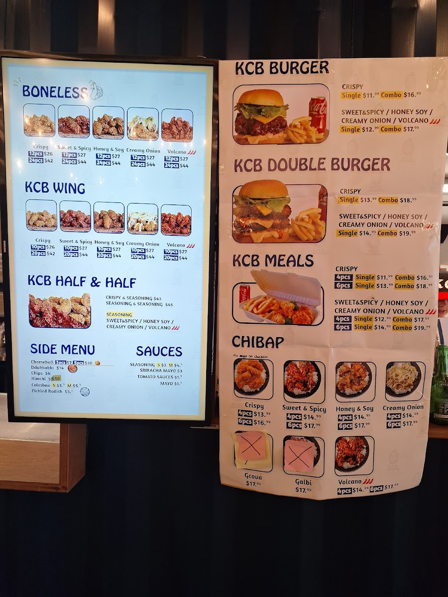 (KCB) K-Chicken & Beer Photo Menu 1