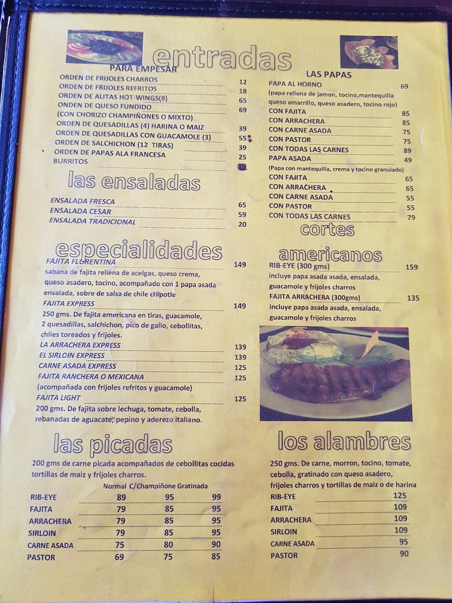 La Arrachera Express Photo Menu 5