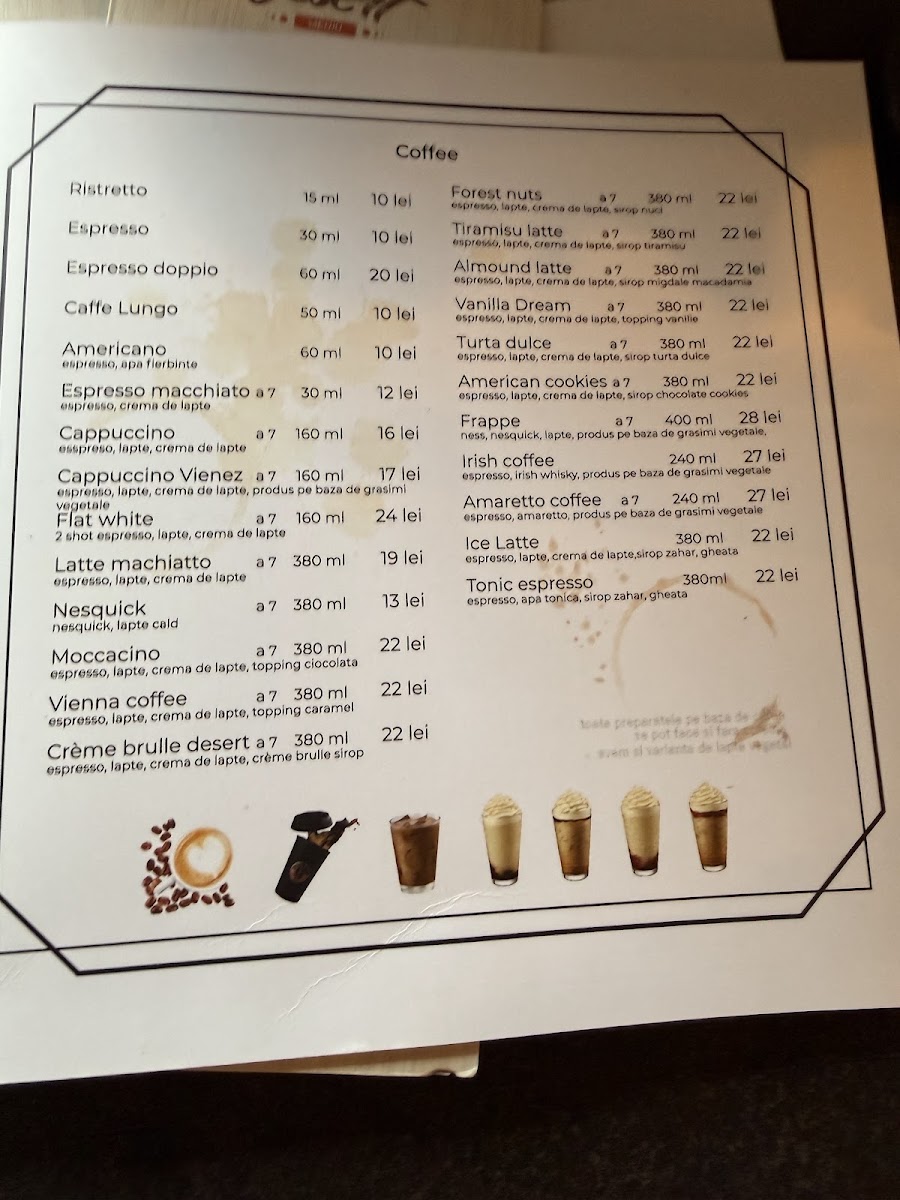 Woof Street Coffee Photo Menu 1