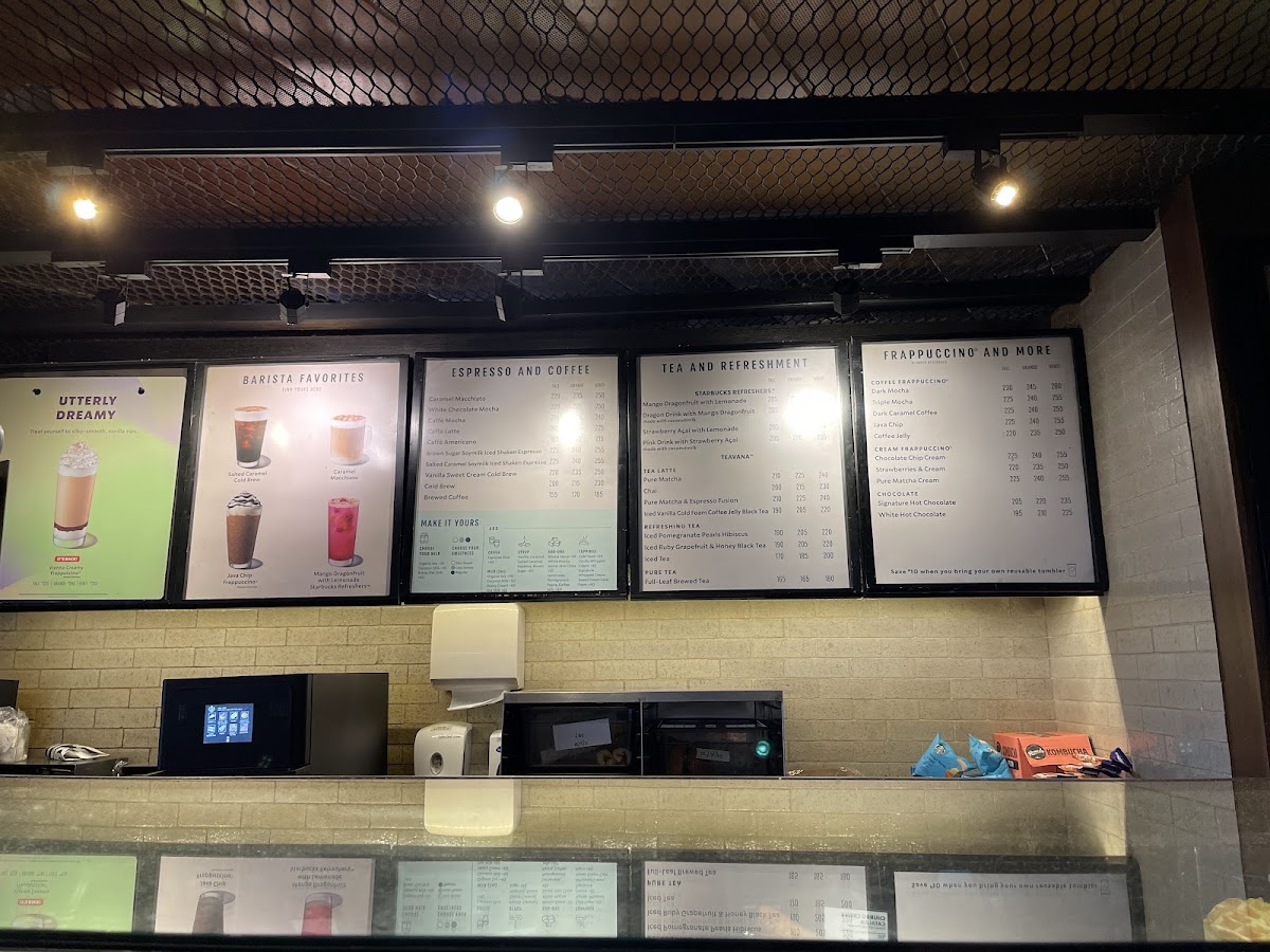 Starbucks NAIA Terminal 1 Photo Menu 1