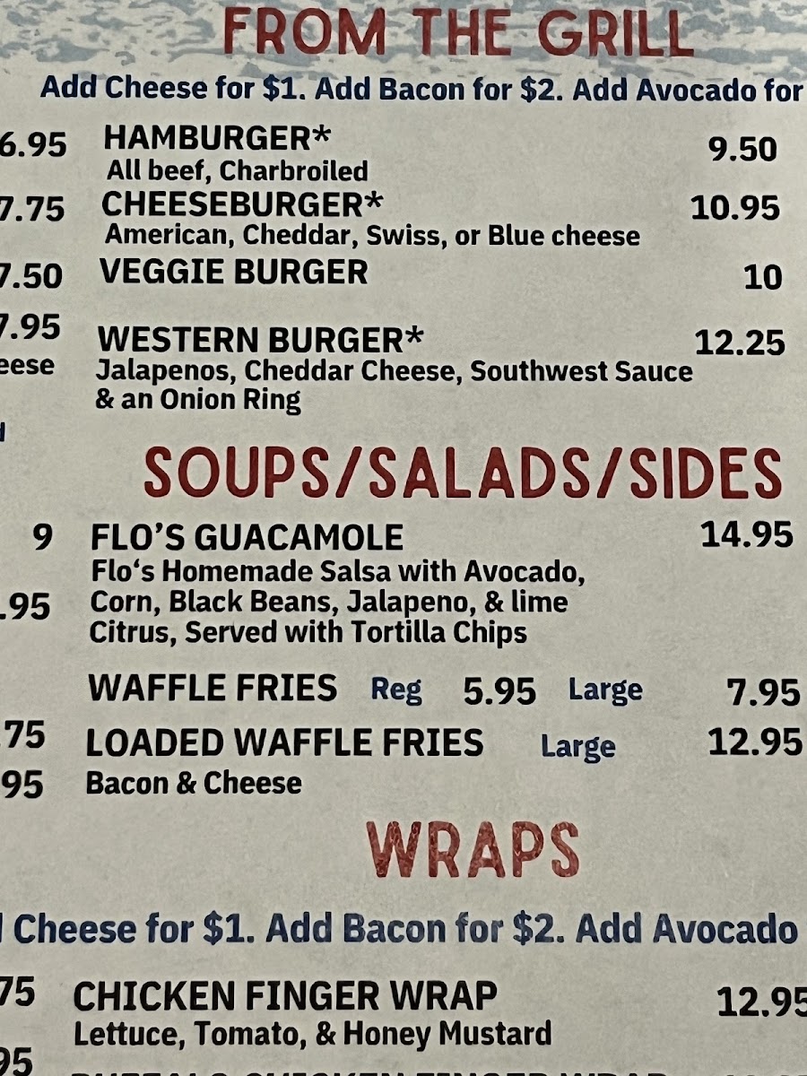 Flo's Luncheonette Photo Menu 5