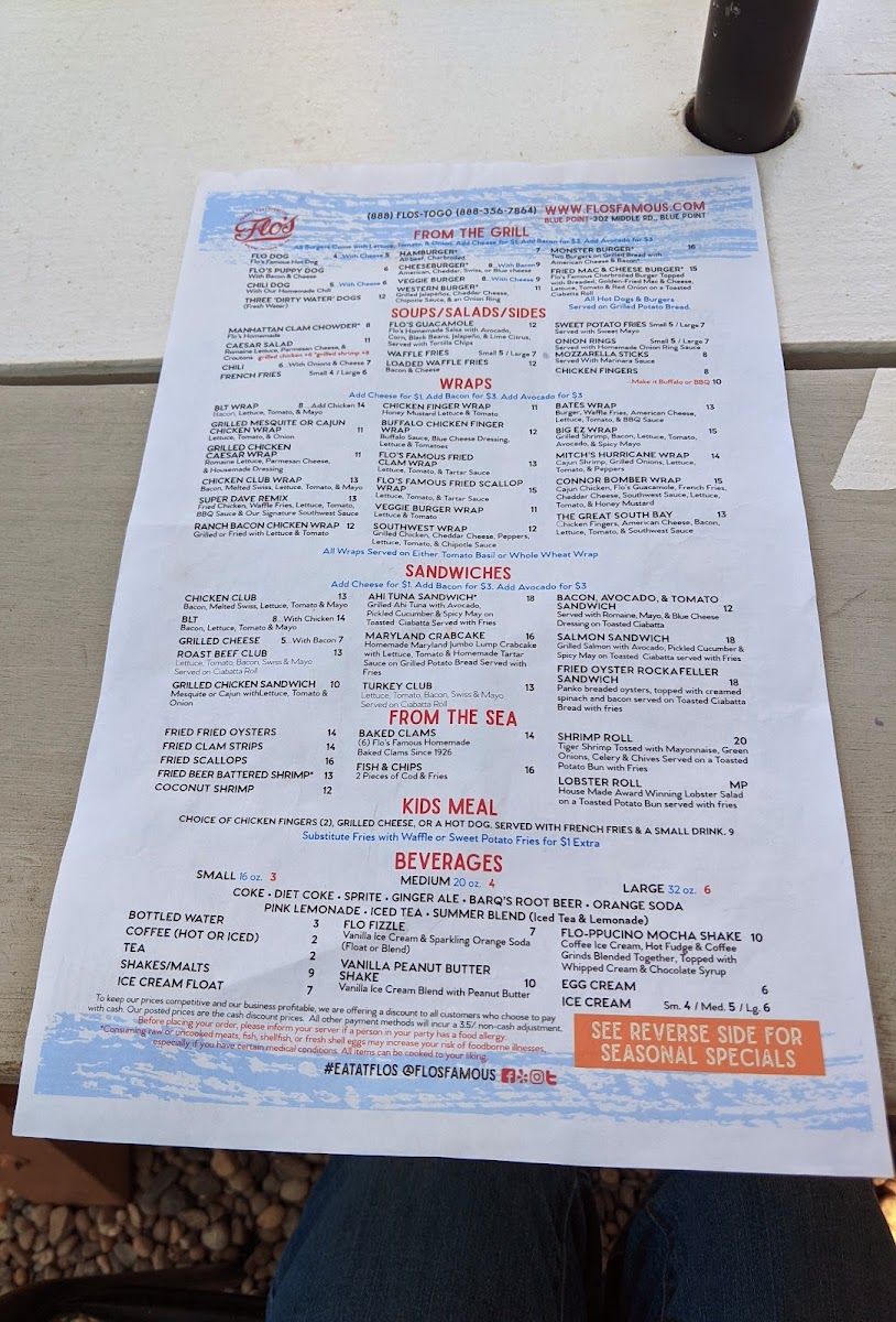 Flo's Luncheonette Photo Menu 6