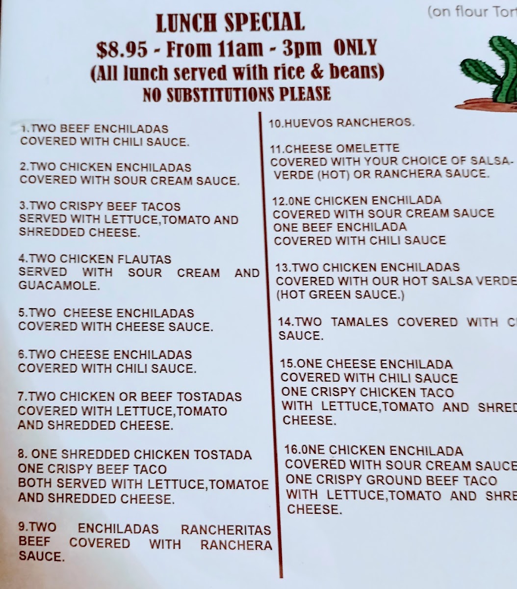 Don Melquias Photo Menu 5