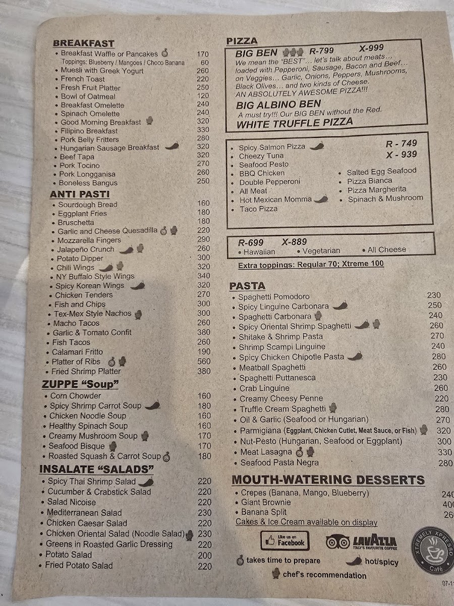 Xtremely Xpresso Cafe Photo Menu 5