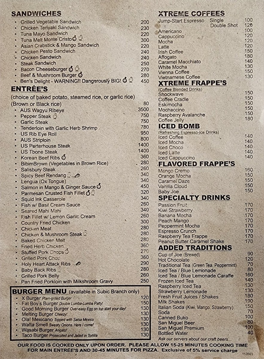Xtremely Xpresso Cafe Photo Menu 8