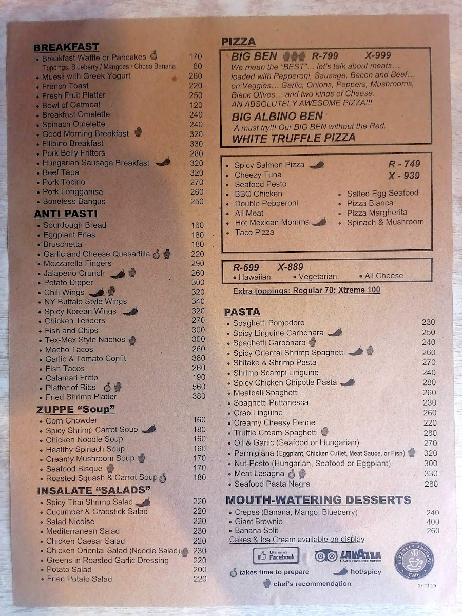 Xtremely Xpresso Cafe Photo Menu 9