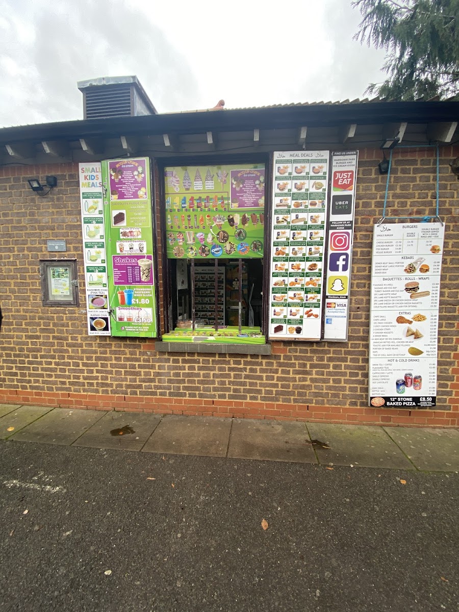 Wardown Park Kiosk Photo Menu 1