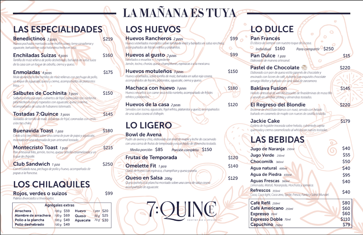 7:Quince | Rooftop Bar & Kitchen Photo Menu 1
