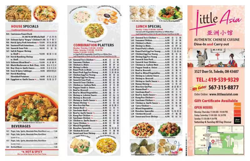 Little Asia Photo Menu 2
