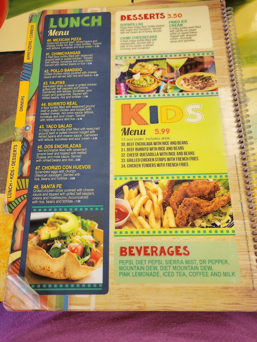 El Picante Photo Menu 6