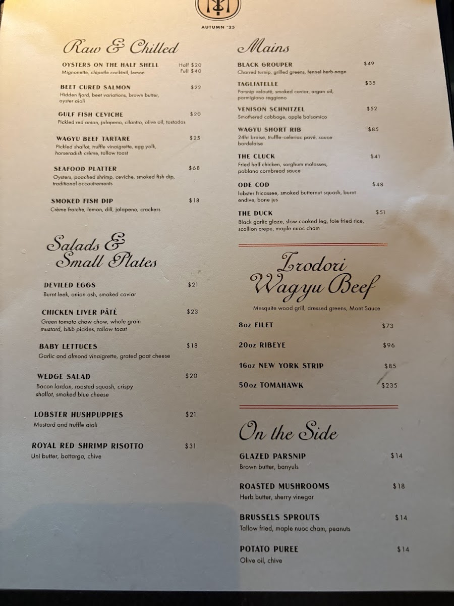 The Mont Photo Menu 1