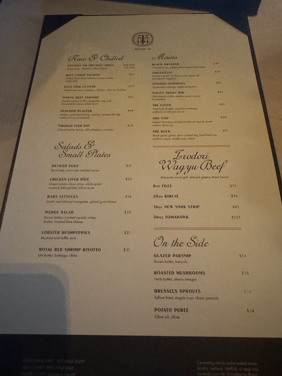 The Mont Photo Menu 7