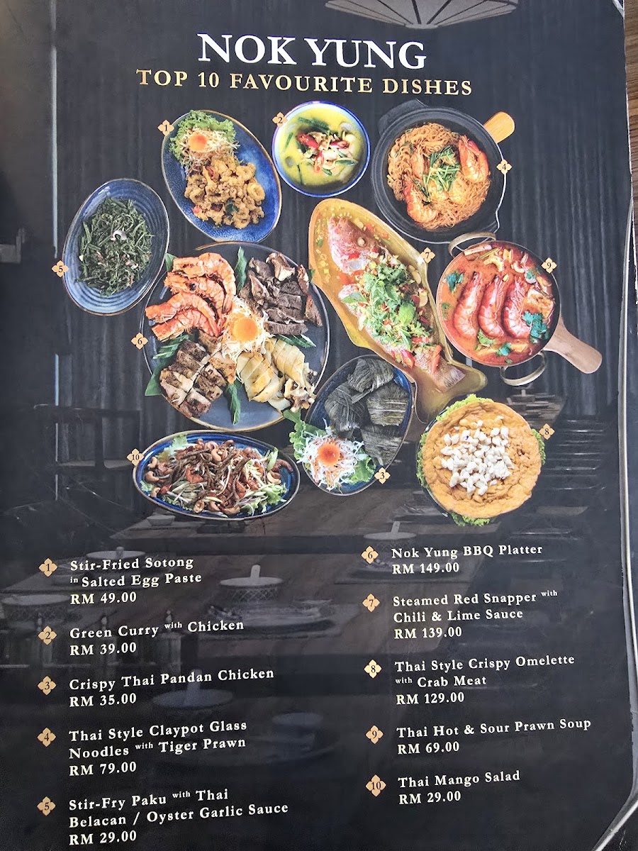 Nok Yung Thai Cuisine Photo Menu 1