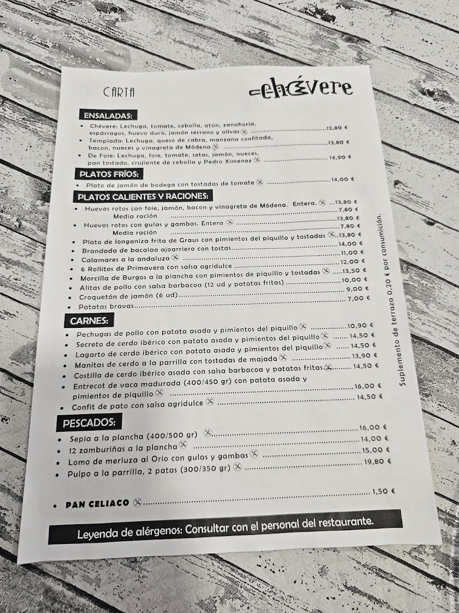Restaurante Chevere Photo Menu 3