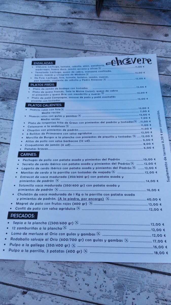 Restaurante Chevere Photo Menu 9