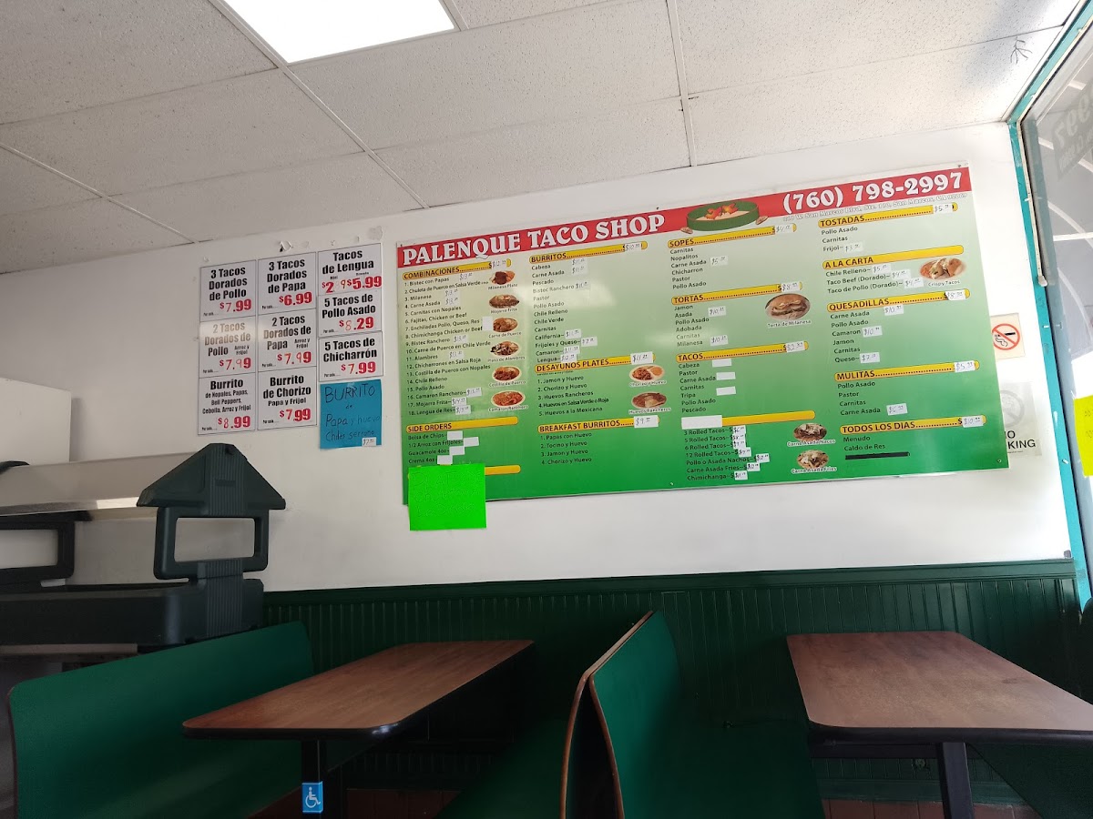 El Palenque Taco Shop Photo Menu 5