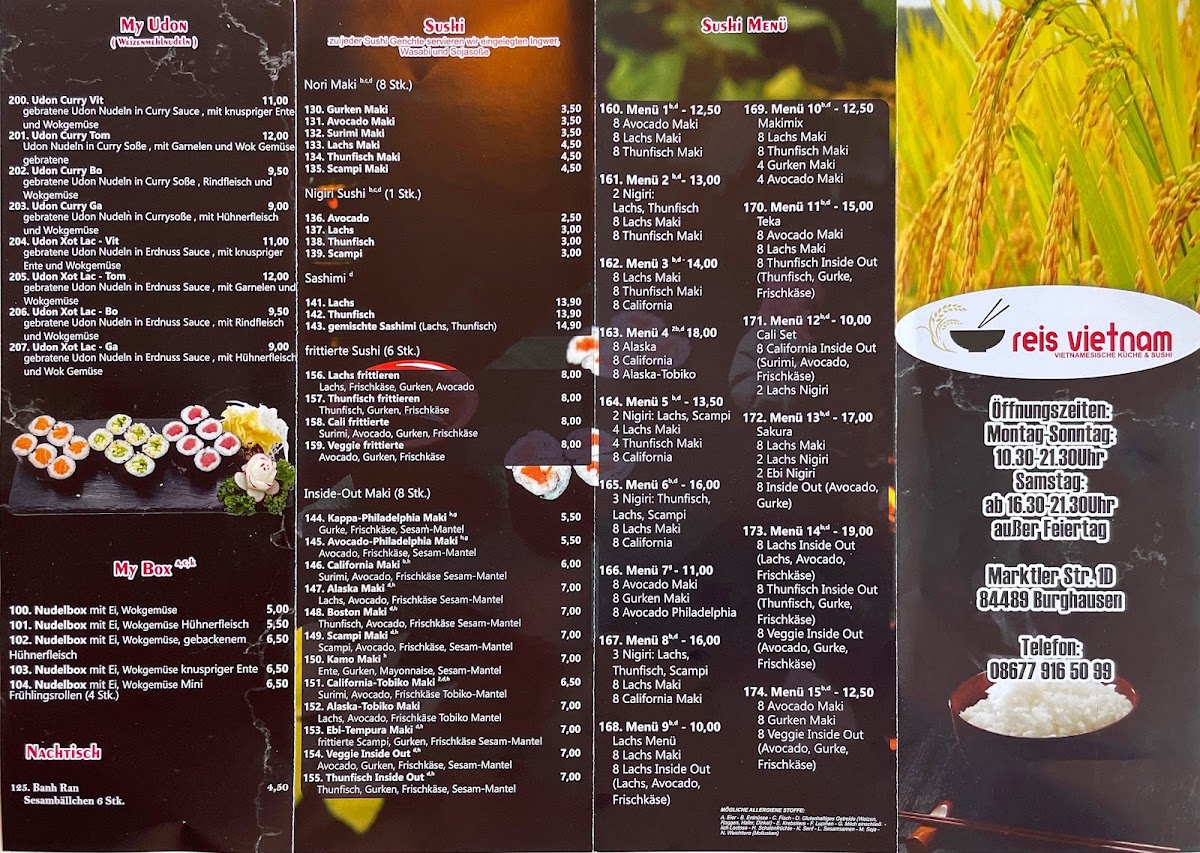 Reis Vietnam Photo Menu 5
