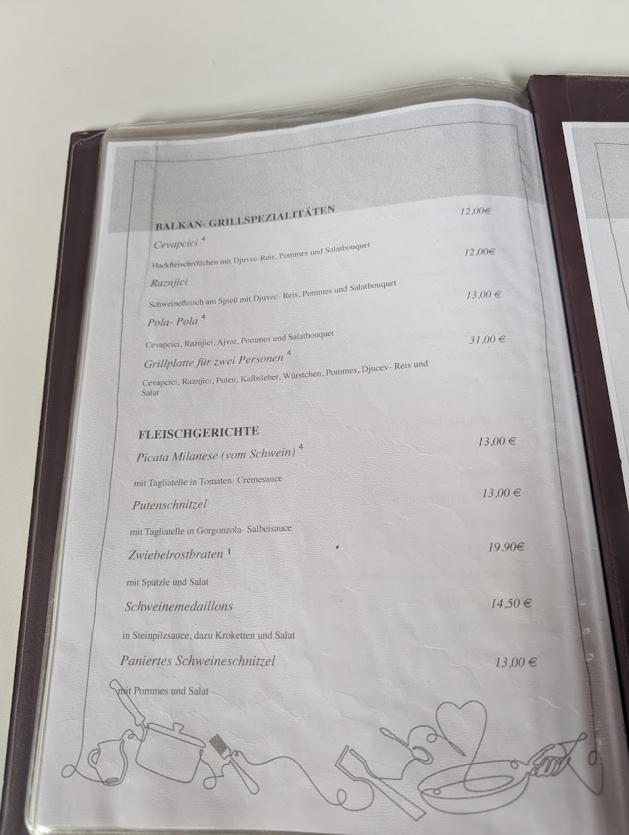 SKV Joskic Gastronomie Photo Menu 1