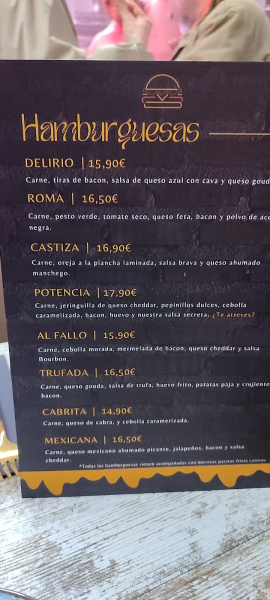 Delirio Burger Photo Menu 10