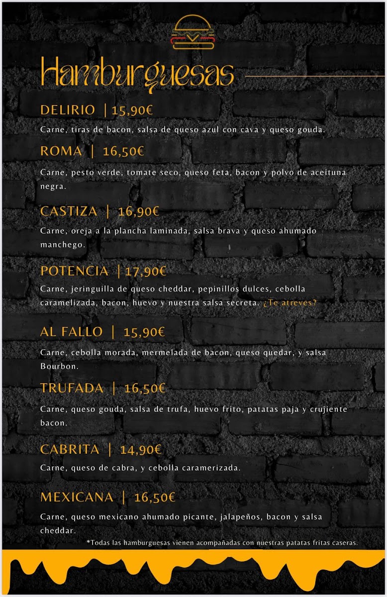 Delirio Burger Photo Menu 4