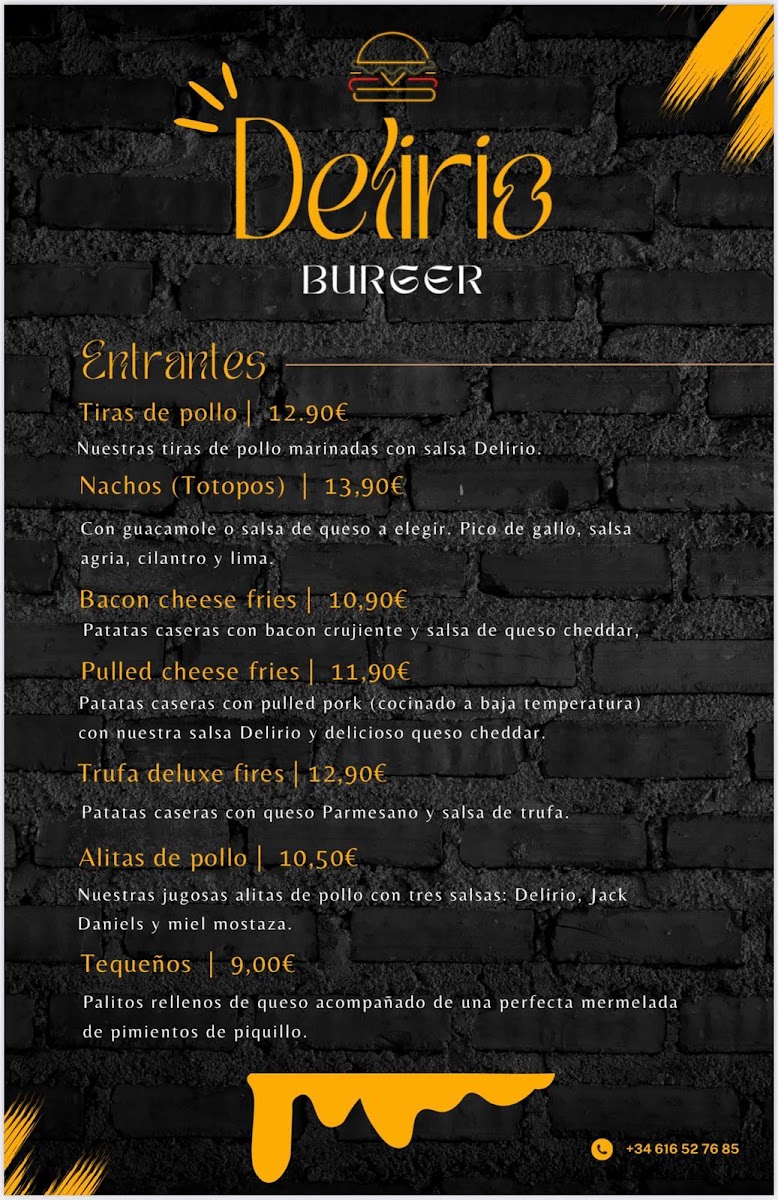 Delirio Burger Photo Menu 5