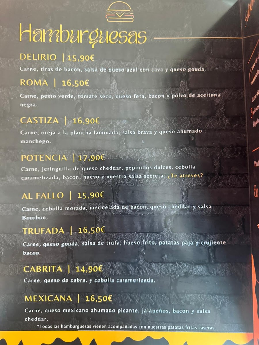 Delirio Burger Photo Menu 6