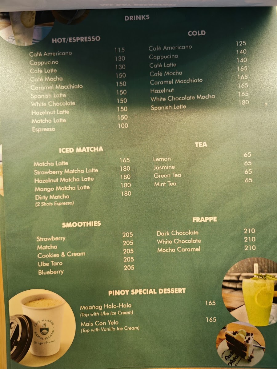 Cafe Maañag Samal Photo Menu 4