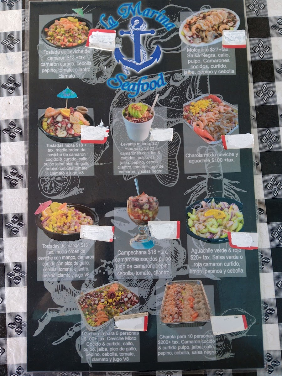Mariscos la marina Photo Menu 2