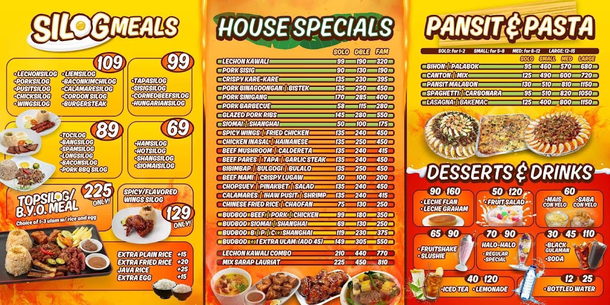 Roger's Muzon Taytay Branch Photo Menu 2