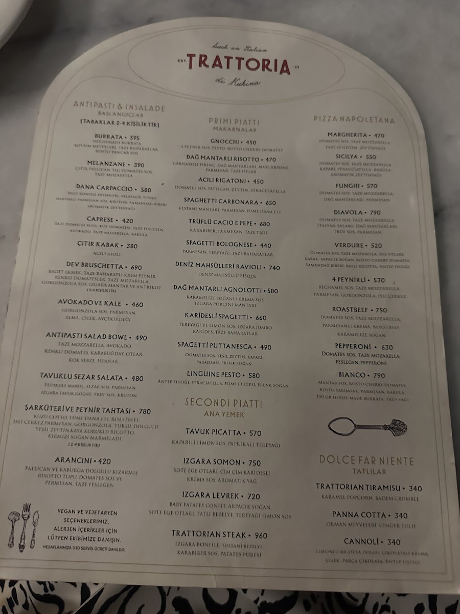Trattoria di Kukina Photo Menu 6