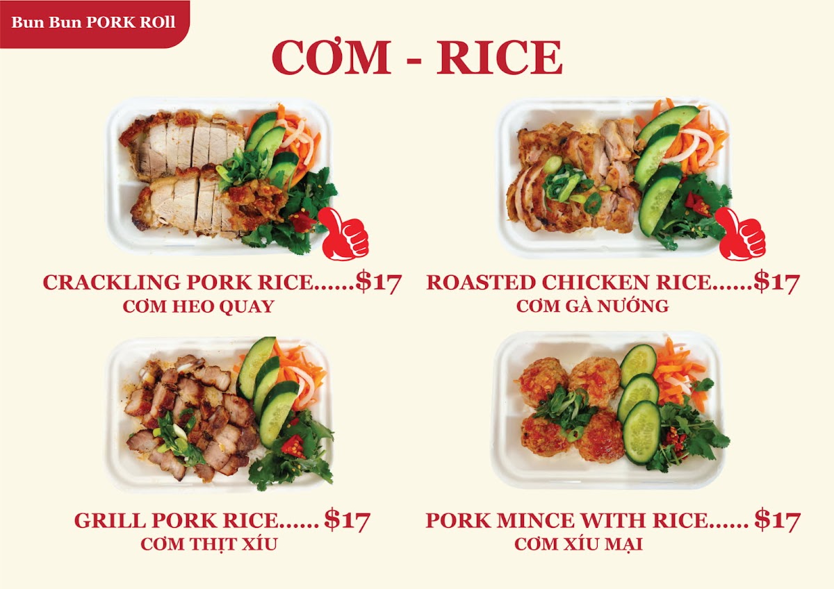 Bun Bun Pork Roll Photo Menu 3