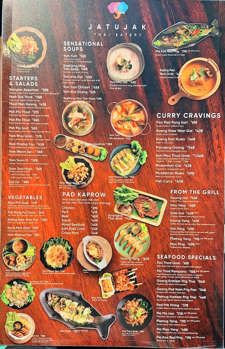 Jatujak Thai Eatery | SM Mall of Asia Photo Menu 1