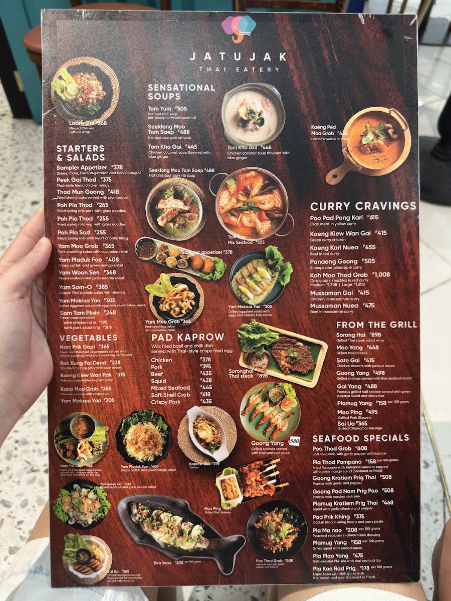 Jatujak Thai Eatery | SM Mall of Asia Photo Menu 2
